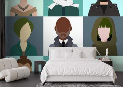 avatar icon Wall mural