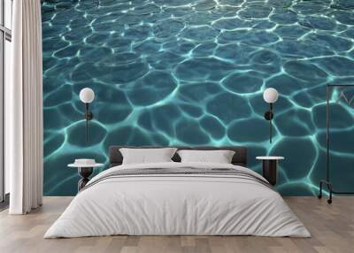 clear blue water abstract background Wall mural