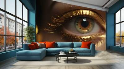 eye of the person Wall mural