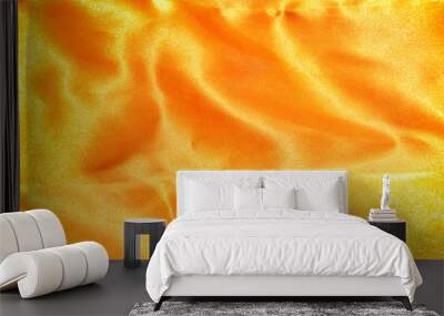 streak of golden fabric abstract background Wall mural