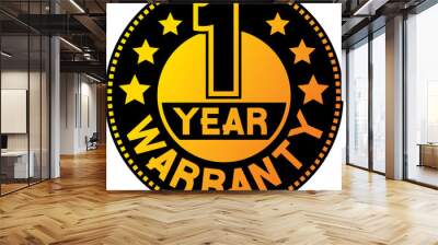 1 year warranty (one year warranty) Wall mural