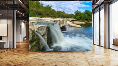 The Lower Falls at McKinney Falls State park in Austin, Texas, USA. Wall mural