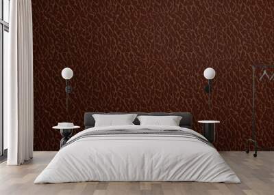 brown leather Wall mural