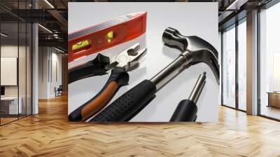 set of tools to fix or repair home Wall mural