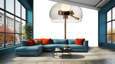 design home wall milano modernist table lamp isolated on white background Wall mural