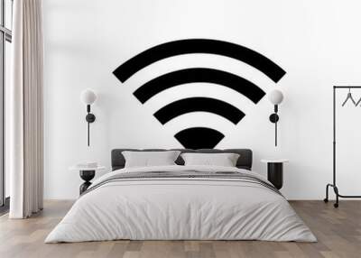 network icon, wifi icon, 5G network, signal icon vector design symbol Wall mural