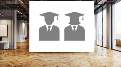 student icon vector design symbol Wall mural