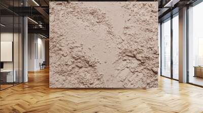 Cosmetic clay powder textured background, close up Wall mural