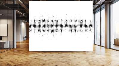 Dots on white background concept of technology, science, music, modern, website, frames social networks. pop art pattern in comic style. monochrome dot texture. Vector design. Wall mural