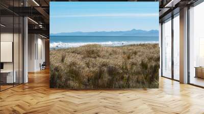 Waiotahe Beach, a popular beach holiday destination near Opotiki, Bay of Plenty Wall mural