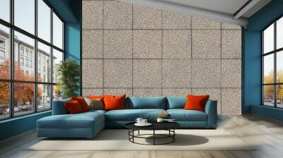 3d illustration of sidewalk texture in interior and architecture, backgrounds Wall mural