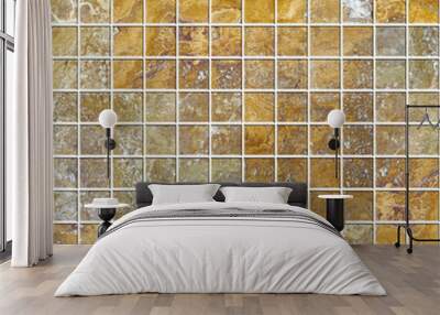 Stone tiles, stacked for seamless background, Marble surface Wall mural