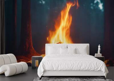 Campfire Wall mural