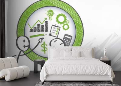 Management accounting Wall mural