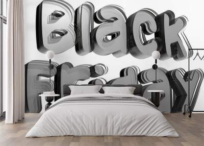 Black Friday Blowout: 3D Metal Text This 3D rendered 