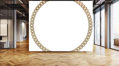 vintage chic: vintage cuban chains reimagined in 3d! this circular frame adds a touch of modern luxu Wall mural