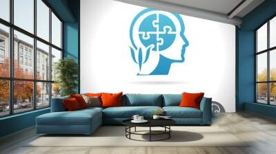 psychology icon set Wall mural