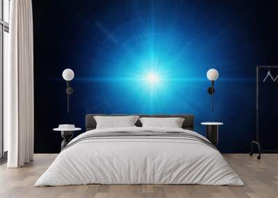 Star Trek. Space travel at the speed of light. Abstract background. Elements of this image furnished by NASA. Wall mural