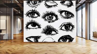 Eyes Wall mural