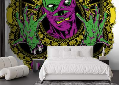 A real zombie Wall mural