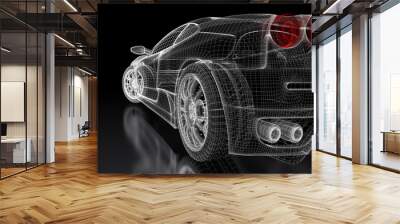 Sport car Wall mural