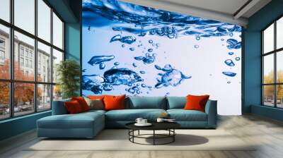 Water surface with ripple and bubble Wall mural