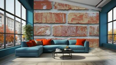 Brick Facade Wall mural