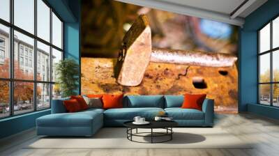 Metal tools Wall mural