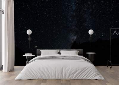 Milky Way and stars Wall mural