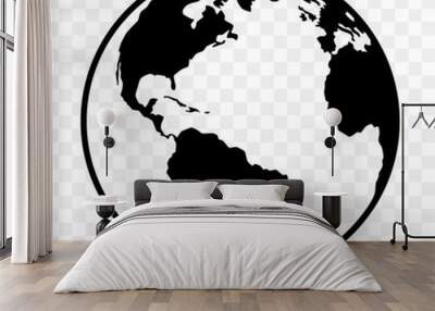 earth icon Wall mural