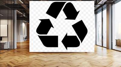 recycle symbol icon Wall mural