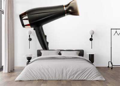 Blow dryer, hair dryer professional equipment. Wall mural