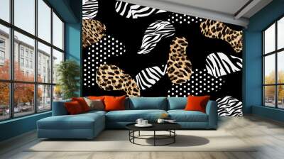 abstract animal skin print Wall mural