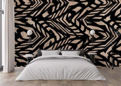 abstract geometric shapes pattern Wall mural