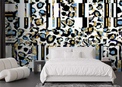 	
abstract leopard print texture design	
 Wall mural