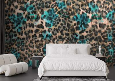 abstract seamless animal skin pattern Wall mural