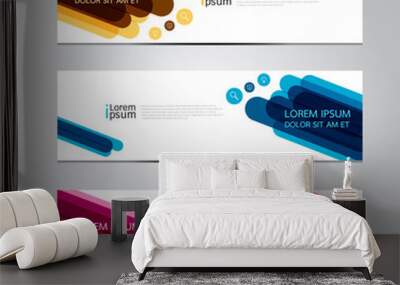 Vector design Banner background, illustration EPS10 Wall mural