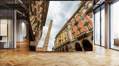 Bologna, Italy. The two towers Wall mural