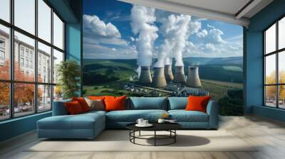 industrial likely related to the energy or utilities sector Wall mural