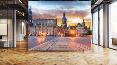 Dresden Hofkirche, theater platz Wall mural