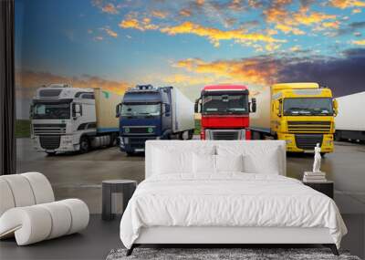 truck - freight transportation Wall mural