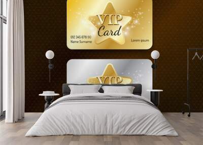 VIP card symbol design-vector file Wall mural