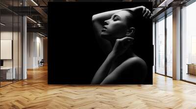 sensual young woman Wall mural