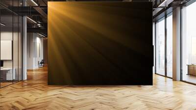 Lens flare light on back background. Wall mural