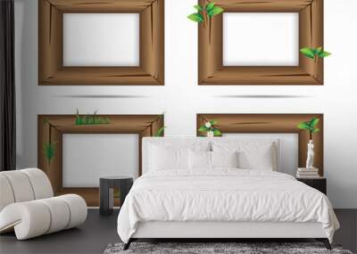 Wood frame Wall mural