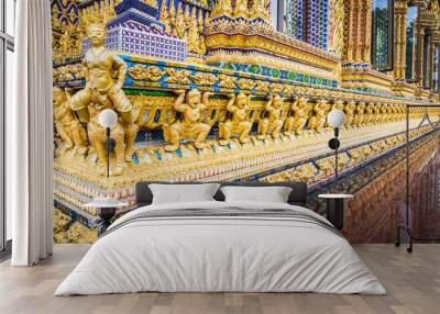 Thai temple pattern Wall mural