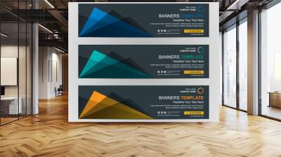 Abstract Web banner design background or header Templates Wall mural