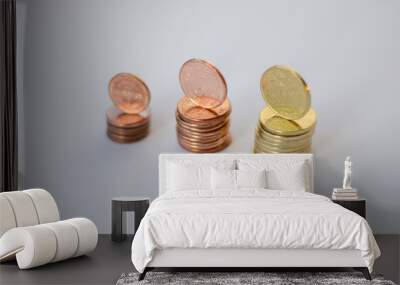 Svenska nya mynt. Swedish new money Wall mural