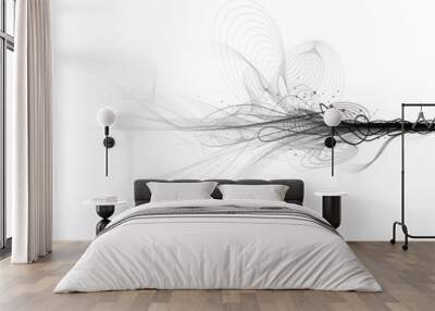 abstract line background Wall mural