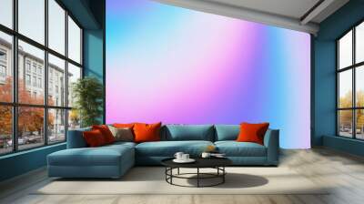 Multicolored violet-blue  gradient abstract background - hologram Wall mural